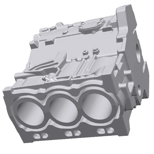 Perkins Cyl Block Assy T401645