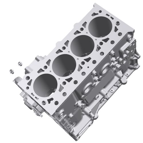 Perkins Cylinder Block T401920