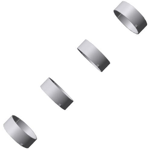 Perkins Big End Bearing Kit U/S 0.25 T437210
