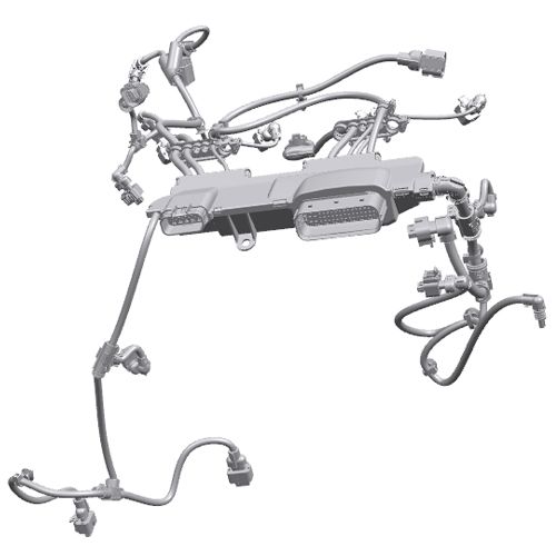 Perkins Harness T437787